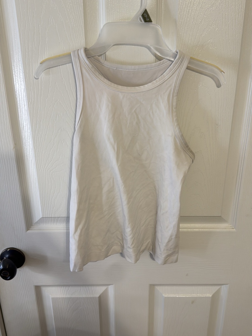 lululemon athletica White Racerback Tank Top